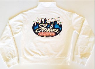 Skyline Cropped Christmas Sweater
