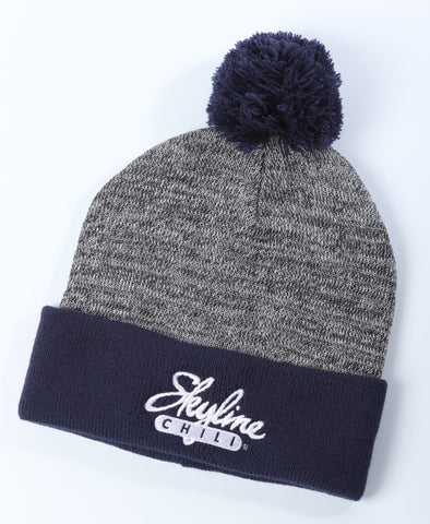 Skyline Navy Beanie