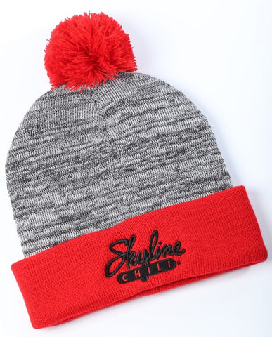Skyline Red Beanie