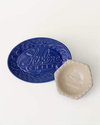 Skyline Plate + Oyster Cracker Bowl Set - White - PRE-SALE