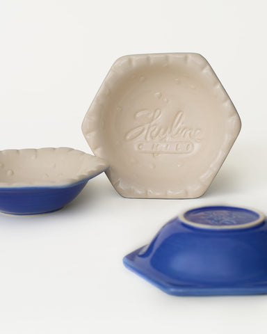 Skyline Plate + Oyster Cracker Bowl Set - White - PRE-SALE