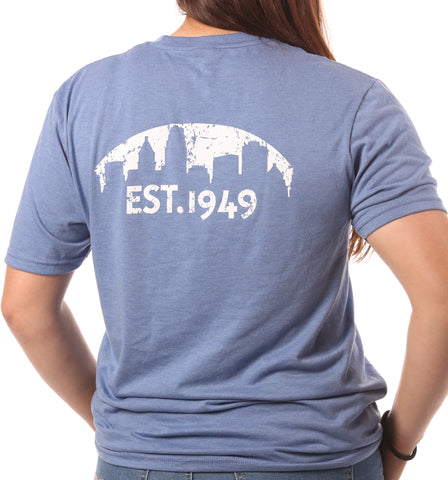 Skyline Maritime Frost Tri-Blend Crewneck T-Shirt